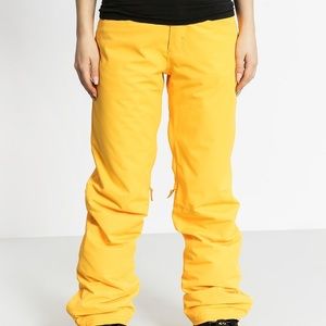 Roxy Backyard Yellow 10K Snowboard Pants